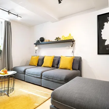 Marienplatz Apartment 2 Bedrooms Living Room Kitchen